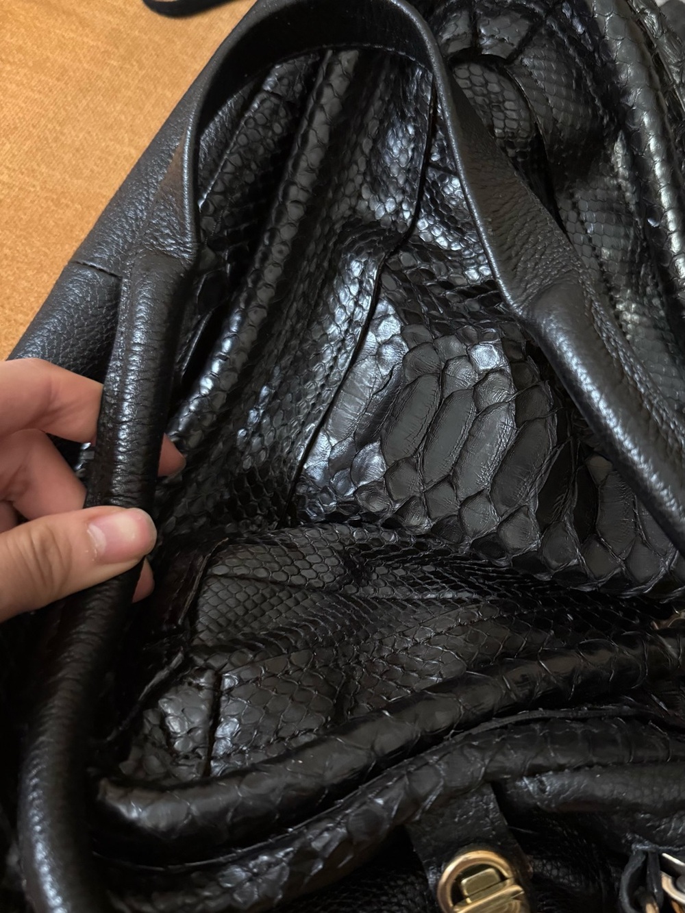 Authentic Chloe Python Paraty handbag - Picture 5 of 8